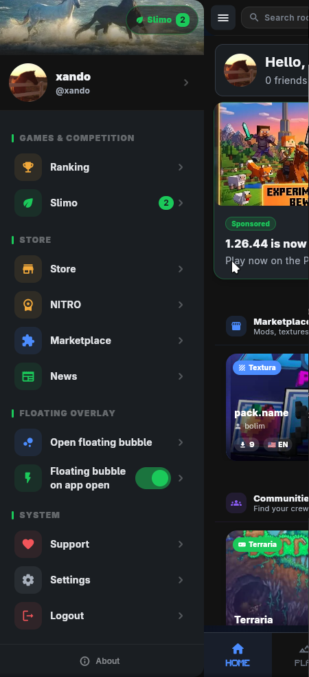 Leni menu
